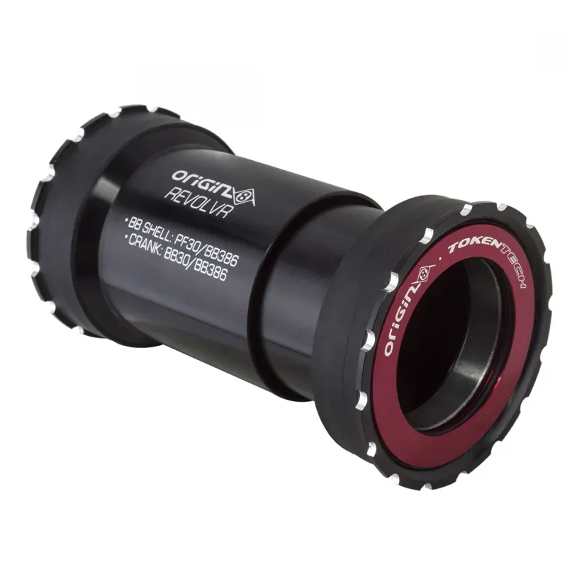 Origin8 Revolvr PF30/BB386/BB392 To BB30/BB386 Thread-Together Bottom Bracket in Black