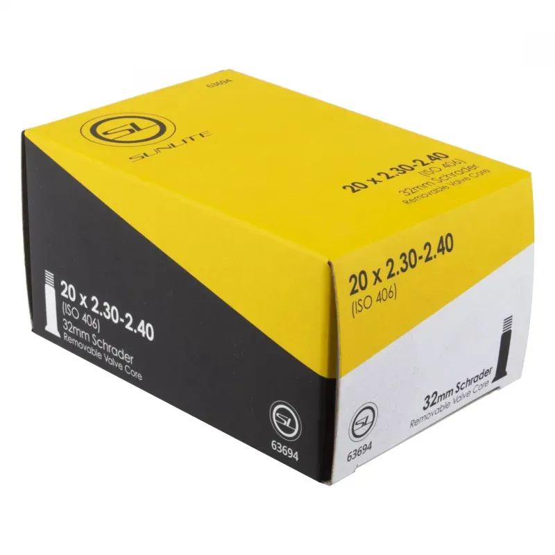 Sunlite Schrader Valve Inner Tube - 56mm 20x2.30-2.40-inch