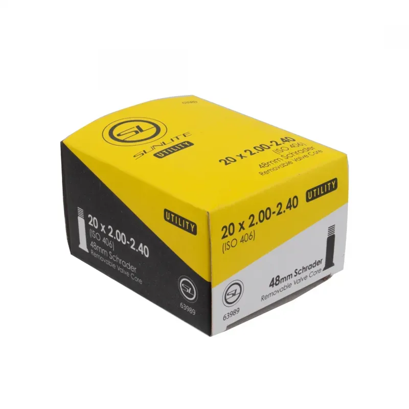 Sunlite Utili-T Schrader Valve Inner Tube - 54mm 20x2.00-2.40