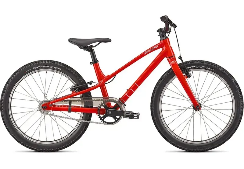 Specialized Jett Single Speed 20 Kids Bike in Flo Red/White