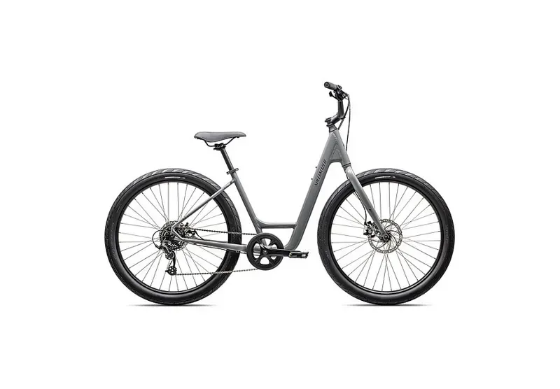 Specialized Roll 2.0 Low Entry Road Bike In Gloss Cool Gray/Satin Smoke Reflective