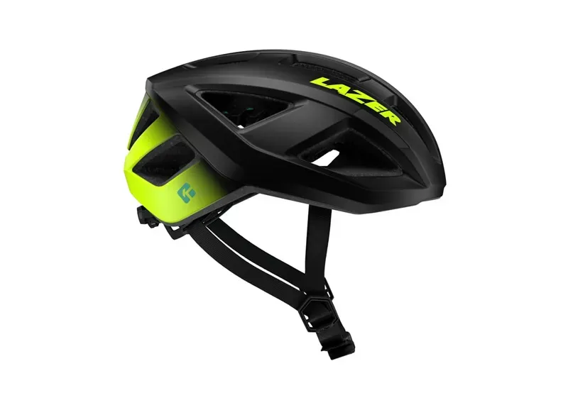 Lazer Tonic Kineticore Road Helmet in Black/Flash Yellow