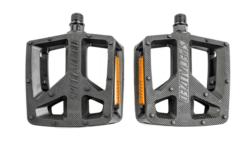 Specialized 9/16-inch Spindle Plastic Body MTB Test Ride Plat. Pedals-1