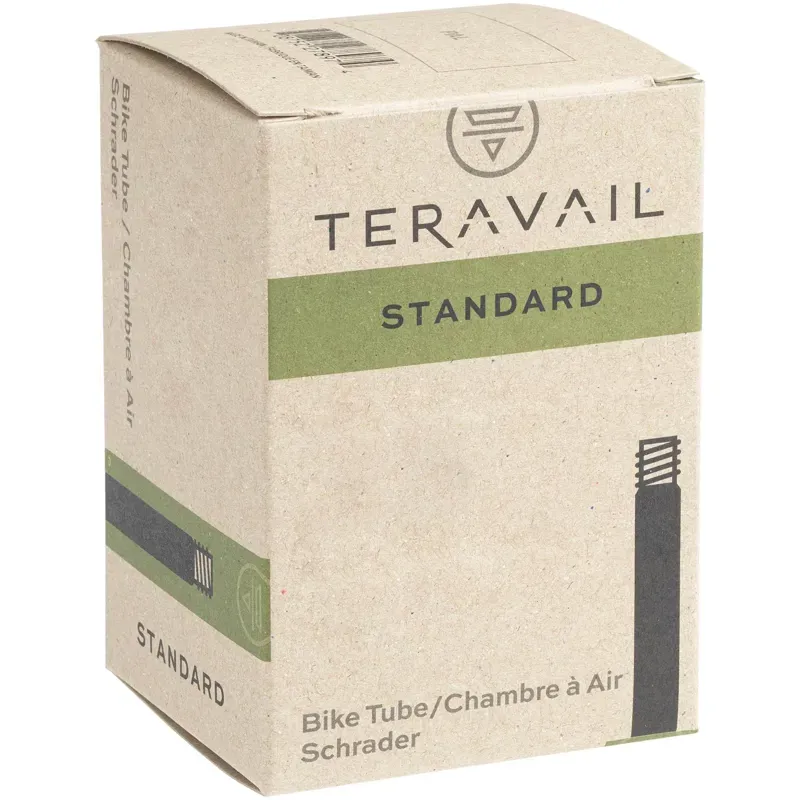 Teravail Standard Tube 24 x 1-1/8 - 1-1/2 35mm Schrader Valve in Black
